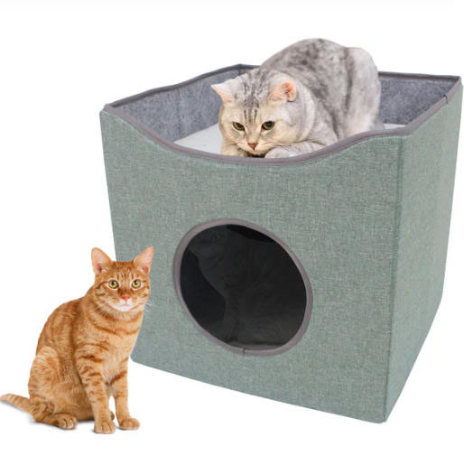 Foldable Cat Cube House